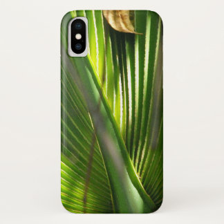 Funda Para iPhone X Foto de primer plano de Saw Palmetto