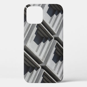 Funda Para iPhone 12 Foto de primer plano del edificio gris