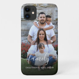 Funda Para iPhone 14 De Case-Mate Foto de superposición de script de familia