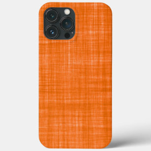 Funda Para iPhone 13 Pro Max Foto de tela de Naranja textil
