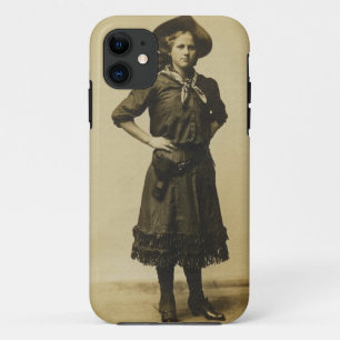 Funda Para iPhone 11 Foto de Vintage Western Cowgirl