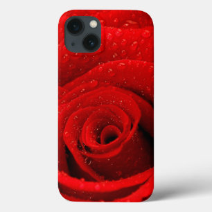 Funda Para iPhone 13 Foto del fondo del rosa rojo