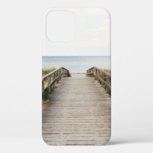 FUNDA PARA iPhone 12 FOTO DEL PUENTE DE MADERA GRIS