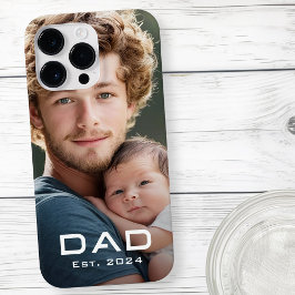Funda Para iPhone 14 Pro Max De Case-Mate Foto del recién nacido del día del padre del padre