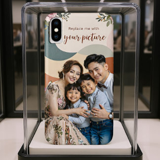 Funda Para iPhone X Foto familiar personalizada para los modelos 11-15