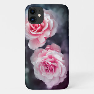Funda Para iPhone 11 Foto floral de rosas rosas rosas femeninas