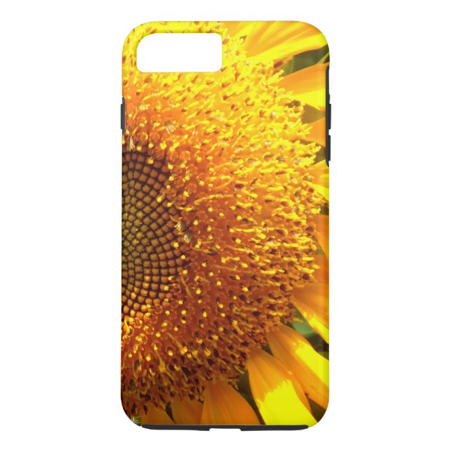 Funda De Case-Mate Para iPhone Foto gigante de girasol de mamut amarillo (Reverso)