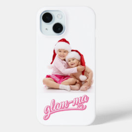 Funda Para iPhone 15 Foto Glamma rosa/blanco en blanco