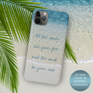 Funda Para iPhone 11 Pro Max Foto inspiradora de olas de surf turquesa acuático