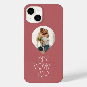 Funda Para iPhone 14 De Case-Mate Foto Mejor Mami Nunca Moderno Script Mamá