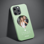 Funda Para iPhone 14 De Case-Mate Foto Monograma Romántico Corazón Coordina Moderno<br><div class="desc">Fotografía Monograma Romántico Corazón Coordina los estuches modernos de iPhone Smart Phone con tus coordenadas monográficas y personalizados de longitud y latitud que son especiales para ti en la tipografía de escritura moderna. Perfecto regalo para cumpleaños, Navidades, boda, novia, futura novia, El día de San Valentín y mucho más. Diseñado...</div>