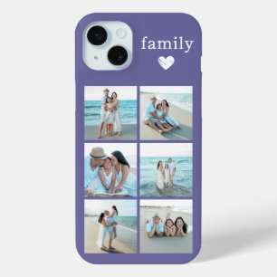 Funda Para iPhone 15 Mini Foto morada de familia 6