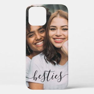 Funda Para iPhone 12 Foto personalizada Besties a los mejores amigos