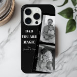 Funda Para iPhone 15 Pro Foto Personalizada De Dos Padres De "Papá Eres Mág<br><div class="desc">¡Celebra la magia de la paternidad con nuestro iPhone 15 Pro funda personalizado 'Dad You Are Magic'! Este diseño único presenta un elegante fondo negro, una preciada foto de dos padres y el mensaje más sincero: "Papá, eres magia". Añade un toque especial personalizándolo con los nombres de tus hijos. Este...</div>
