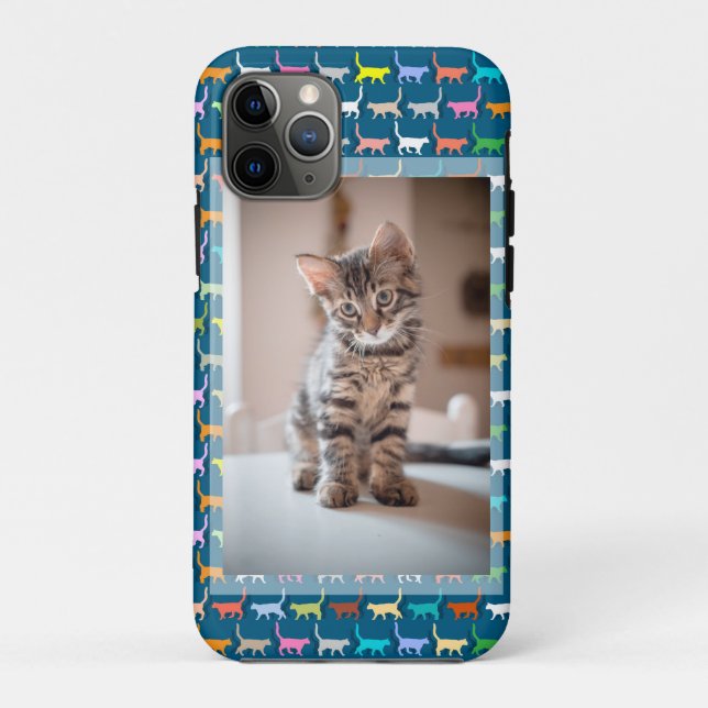 Funda De Case-Mate Para iPhone Foto personalizada de gato Kitty Cat Imprimir (Reverso)