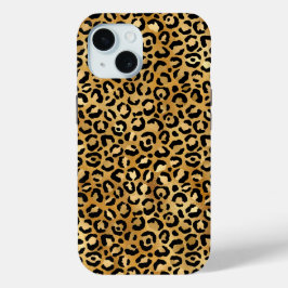 Funda Para iPhone 15 foto personalizada de leopardo Personalizado