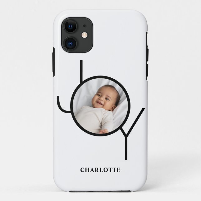 Funda De Case-Mate Para iPhone Foto personalizada del bebé (Reverso)