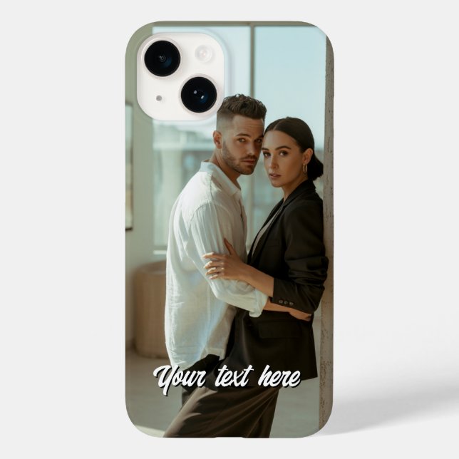 Funda De Case-Mate Para iPhone Foto personalizada personalizada (Reverso )