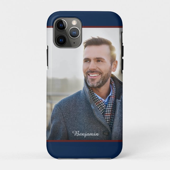 Funda De Case-Mate Para iPhone Foto personalizado personalizada (Reverso)