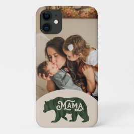 Funda Para iPhone 11 Foto rústica de Mama Bear Silhouette