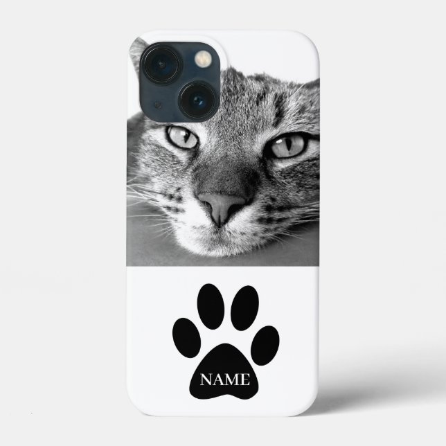 Funda De Case-Mate Para iPhone Foto Y Nombre Del Personalizado De Mascotas Person (Reverso )