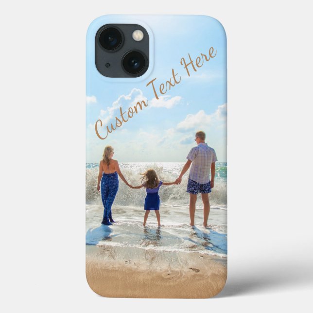 Funda De Case-Mate Para iPhone Foto y texto personalizado - Su diseño de verano (Reverso)