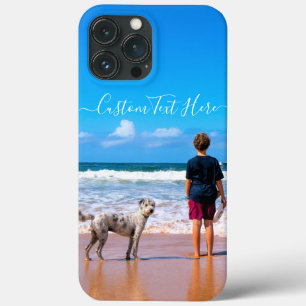 Funda Para iPhone 13 Pro Max Foto y texto personalizado - Su propio diseño - Am
