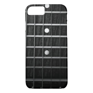 Funda Para iPhone 8/7 Fotografía blanco y negro de Fretboard de la