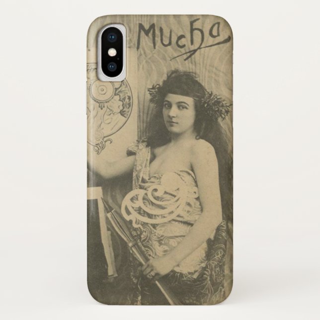 Funda De Case-Mate Para iPhone Fotografía de Alphonse・art nouveau (Reverso)