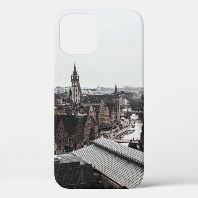 FUNDA DE Case-Mate PARA iPhone FOTOGRAFÍA DE ALTO ÁNGULO DE CASAS CONCRETAS (Reverso )