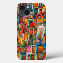 Fotografía de arte de puertas de época única moder