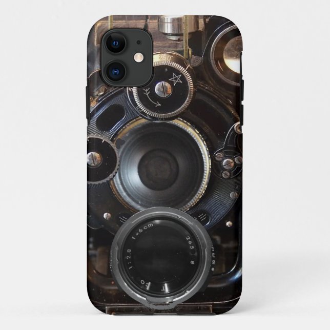 Funda De Case-Mate Para iPhone Fotografía de cámara antigua Película de lente ven (Reverso)