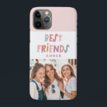 Funda Para iPhone 11 Pro Fotografía de colores divertidos tipografía mejore<br><div class="desc">Fotografía divertida y colorida tipografía muchacha diseño de mejores amigos. Parte de una colección moderna.</div>