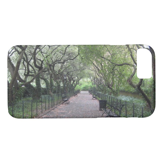 Funda De Case-Mate Para iPhone Fotografía de Conservatory Garden Central Park NYC (Reverso (horizontal))