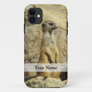 Funda Para iPhone 11 Fotografía de Cute Meerkat