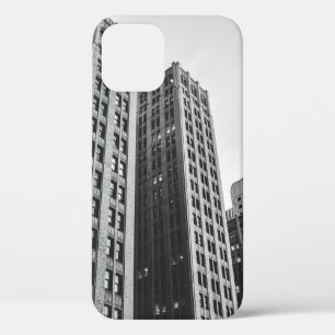 FUNDA PARA iPhone 12 FOTOGRAFÍA DE GRAYSCALE DE BAJO ÁNGULO DE ALTO AUM