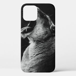 FUNDA PARA iPhone 12 FOTOGRAFÍA DE GRAYSCALE DE YAWNESS LIONESS