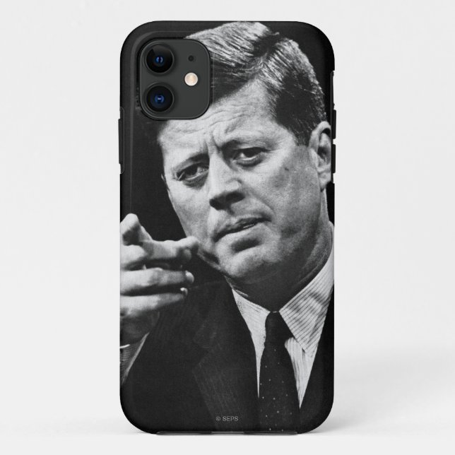 Funda De Case-Mate Para iPhone Fotografía de John F. Kennedy 3 (Reverso)