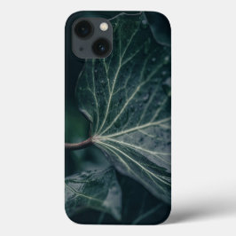 Funda Para iPhone 13 Fotografía de la naturaleza de la hoja de marfil o