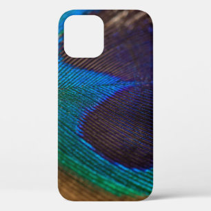 Funda Para iPhone 12 Fotografía de la pluma de pavo real