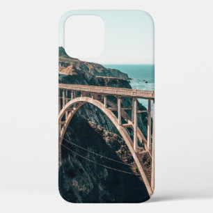 FUNDA PARA iPhone 12 FOTOGRAFÍA DE PAISAJE DE PUENTE DE CONCRETO GRIS