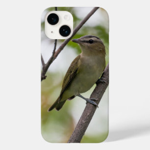 Funda Para iPhone 14 De Case-Mate Fotografía de pájaro verde Vireo de ojos rojos