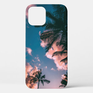 Funda Para iPhone 12 Fotografía de palmeras en ángulo bajo