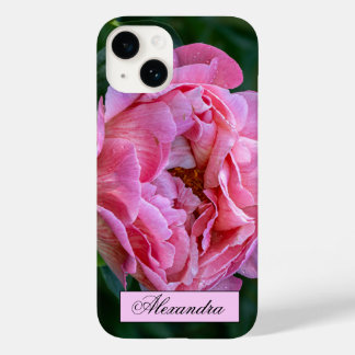 Funda Para iPhone 14 De Case-Mate Fotografía de Peonía Rosa Floral