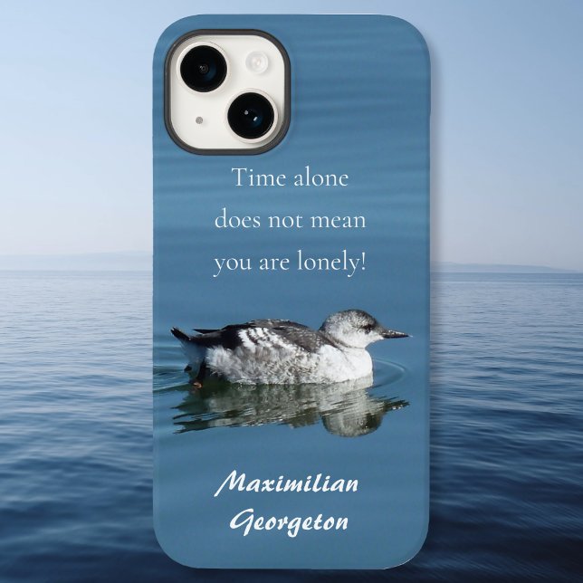 Funda De Case-Mate Para iPhone Fotografía de soledad - Pato oceánico (Solitude Photography - Ocean Duck Case-Mate iPhone Case by Leapfroglisics Shop)