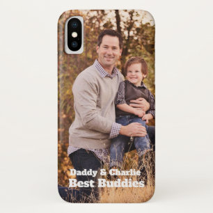 Funda Para iPhone X Fotografía del Día del Padre de los Mejores Budist
