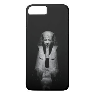 Funda Para iPhone 8 Plus/7 Plus Fotografía del faraón rey en blanco y negro