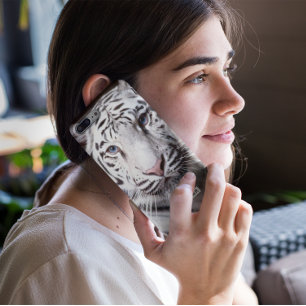 Funda Para iPhone 11 Fotografía del tigre blanco de Bengala Agregar no