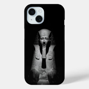 Funda Para iPhone 15 Fotografía en blanco y negro del faraón rey