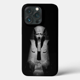 Funda Para iPhone 13 Pro Fotografía en blanco y negro del faraón rey